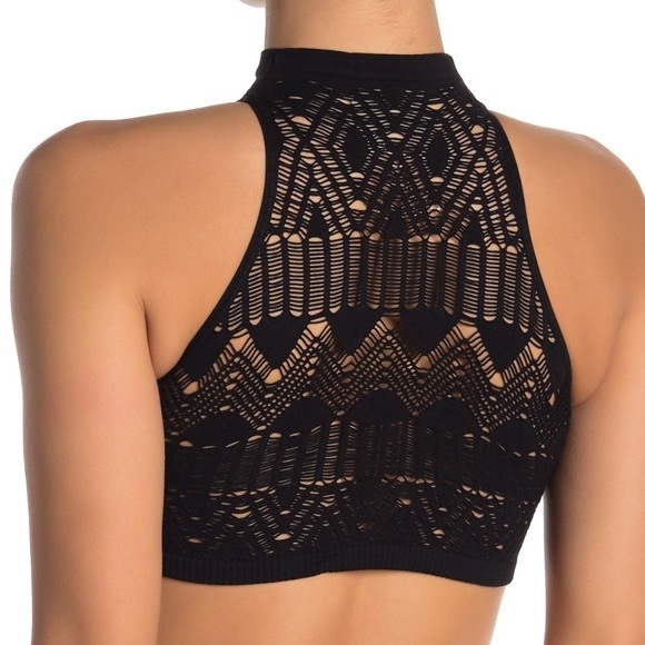 NWT Fee People So Bright Brami Bralette Black Size Xs/S - Picture 11 of 12